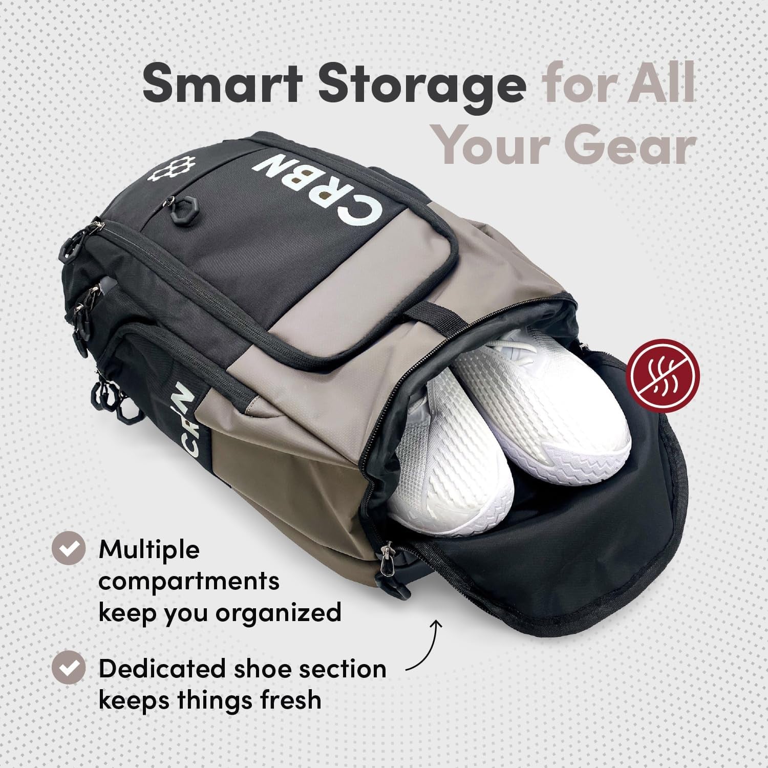 Best overall Pickleball Bag - Padded Compartment with Space for 3 Paddles, Shoes & More