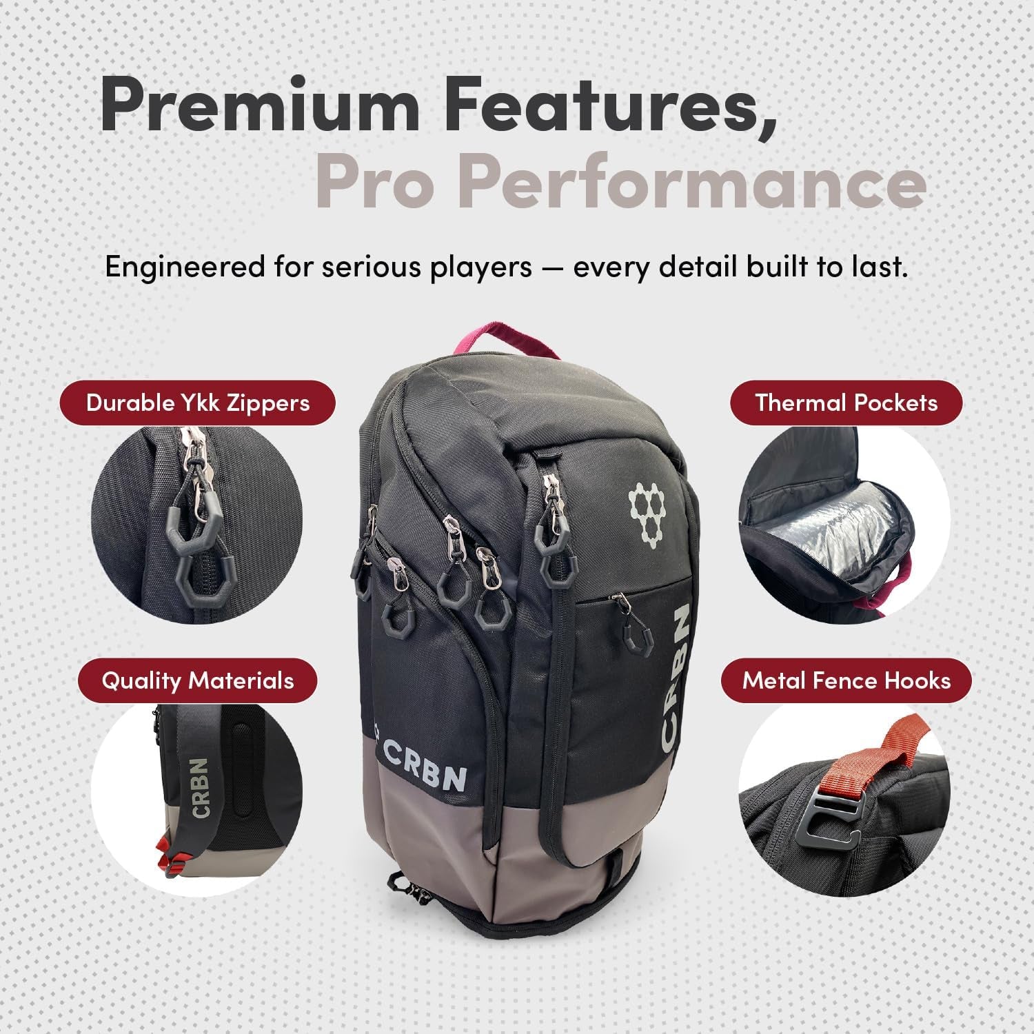 Best overall Pickleball Bag - Padded Compartment with Space for 3 Paddles, Shoes & More