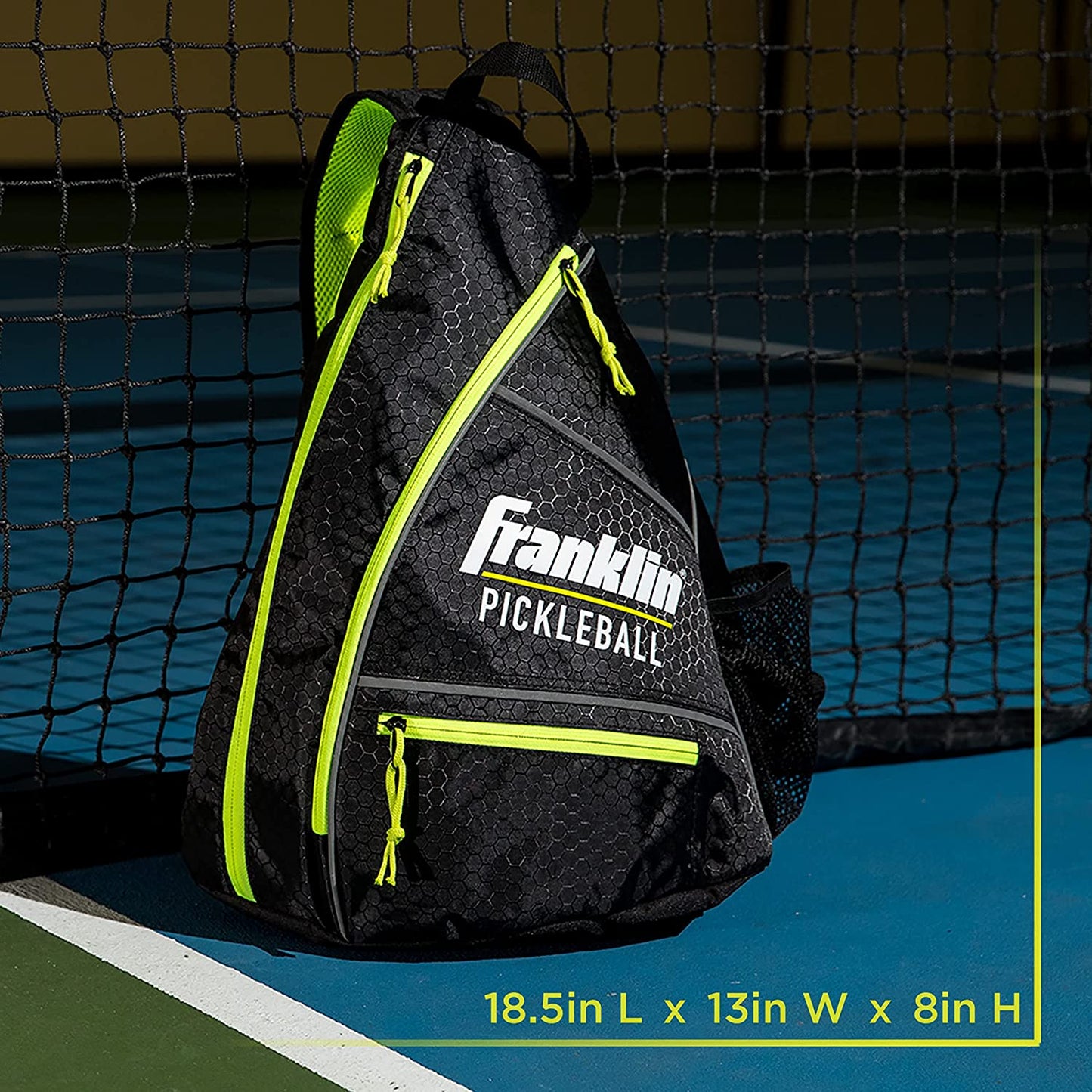 Best Compact Pickleball Bag - Sling Bag Backpack for Gear + Equipment - Men + Women - Holds Paddles, Balls + Accessories