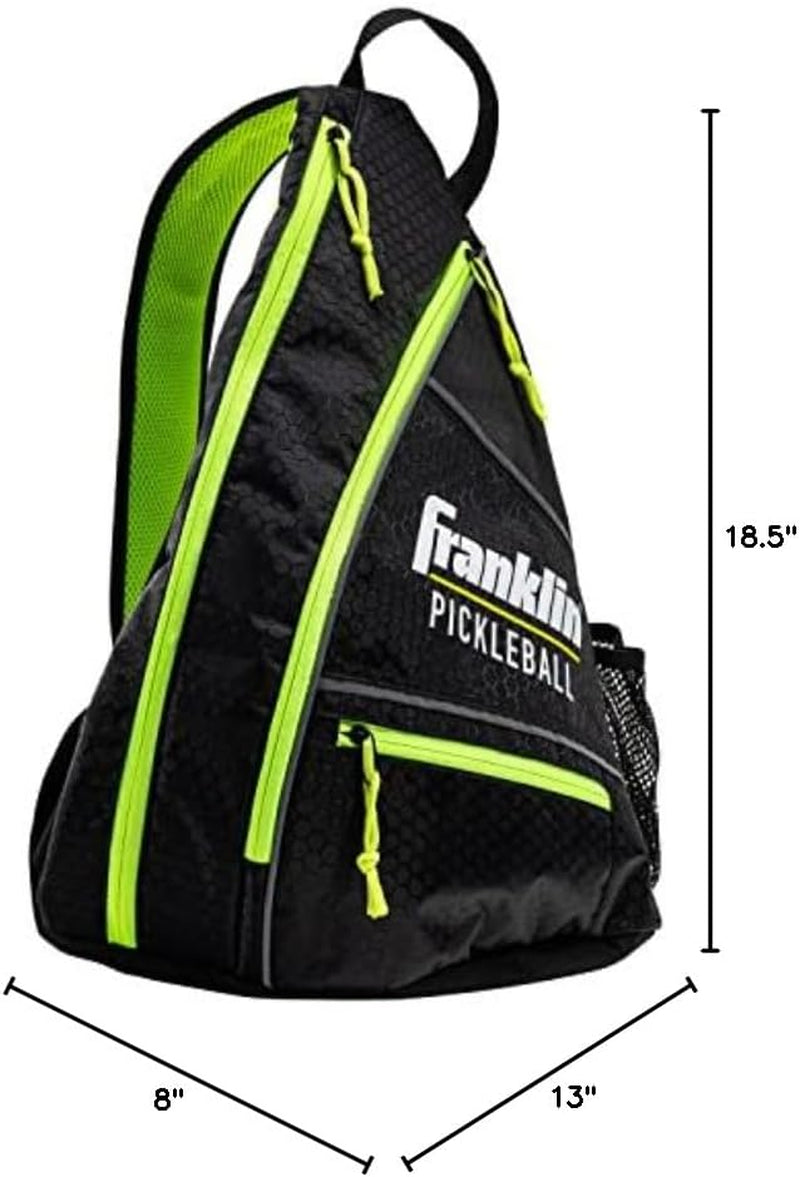 Best Compact Pickleball Bag - Sling Bag Backpack for Gear + Equipment - Men + Women - Holds Paddles, Balls + Accessories