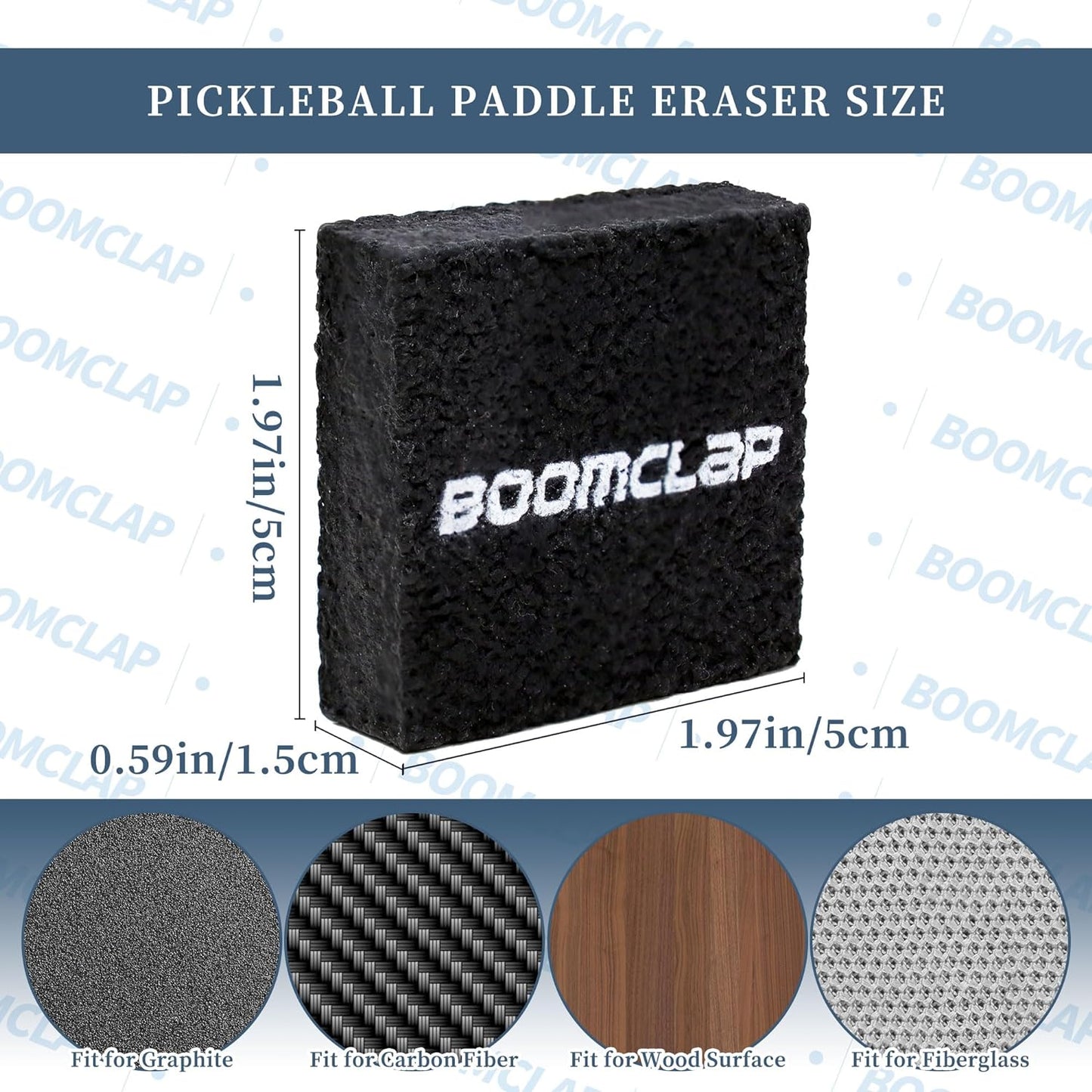 2 Pack Pickleball Paddle Eraser, Pickleball Paddle Cleaner for Carbon Fiber Pickle Ball Paddles, Super Effective Cleaner