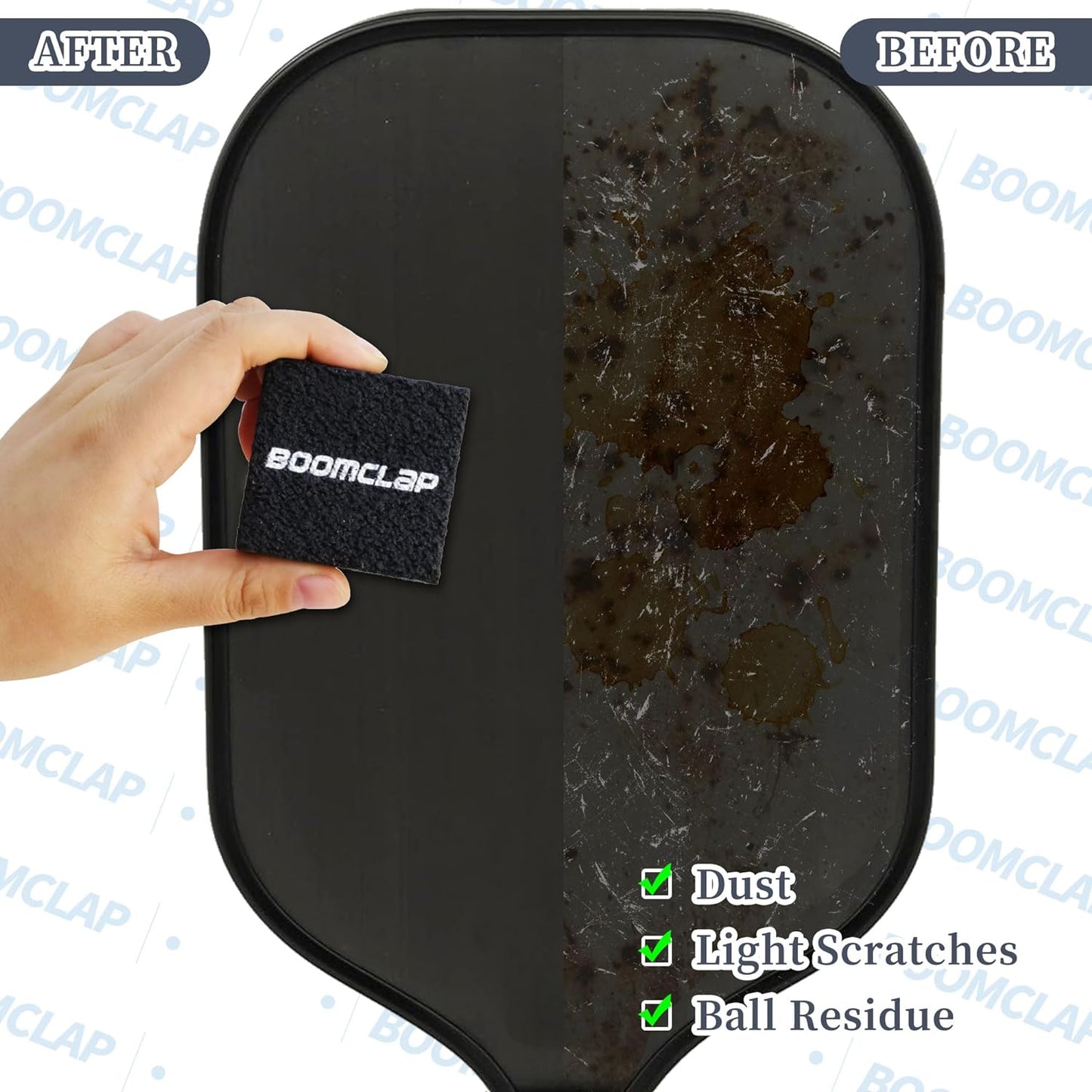 2 Pack Pickleball Paddle Eraser, Pickleball Paddle Cleaner for Carbon Fiber Pickle Ball Paddles, Super Effective Cleaner