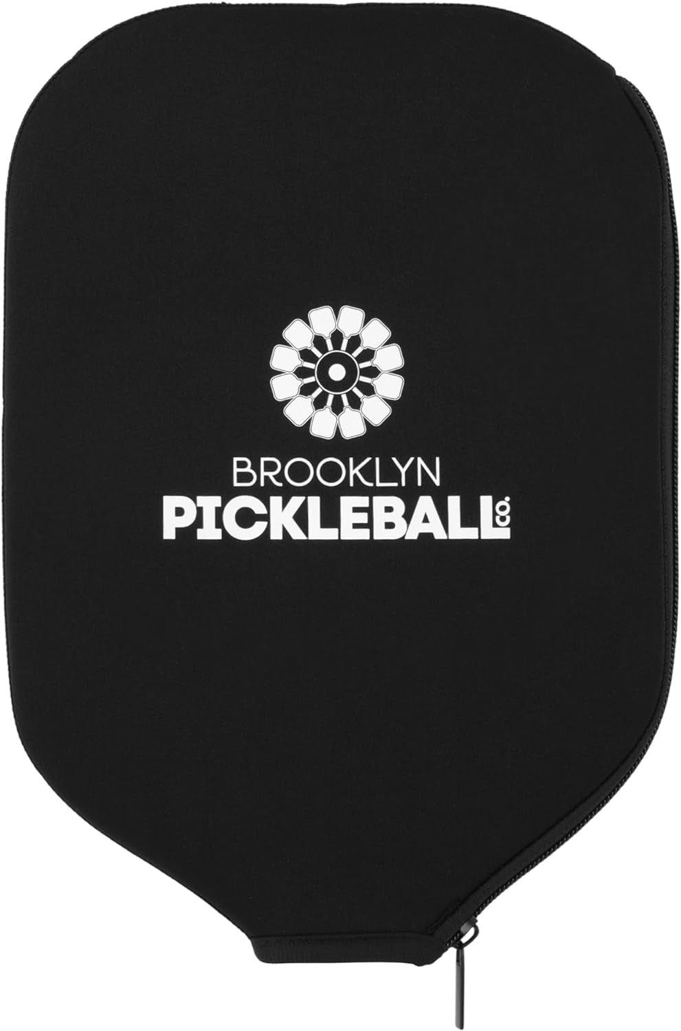 Brooklyn Pickleball Co | Cream Pickle Ball Paddle & Cover | Carbon Fiber | Honeycomb Core | Ribbed Non-Slip Cushion Grip
