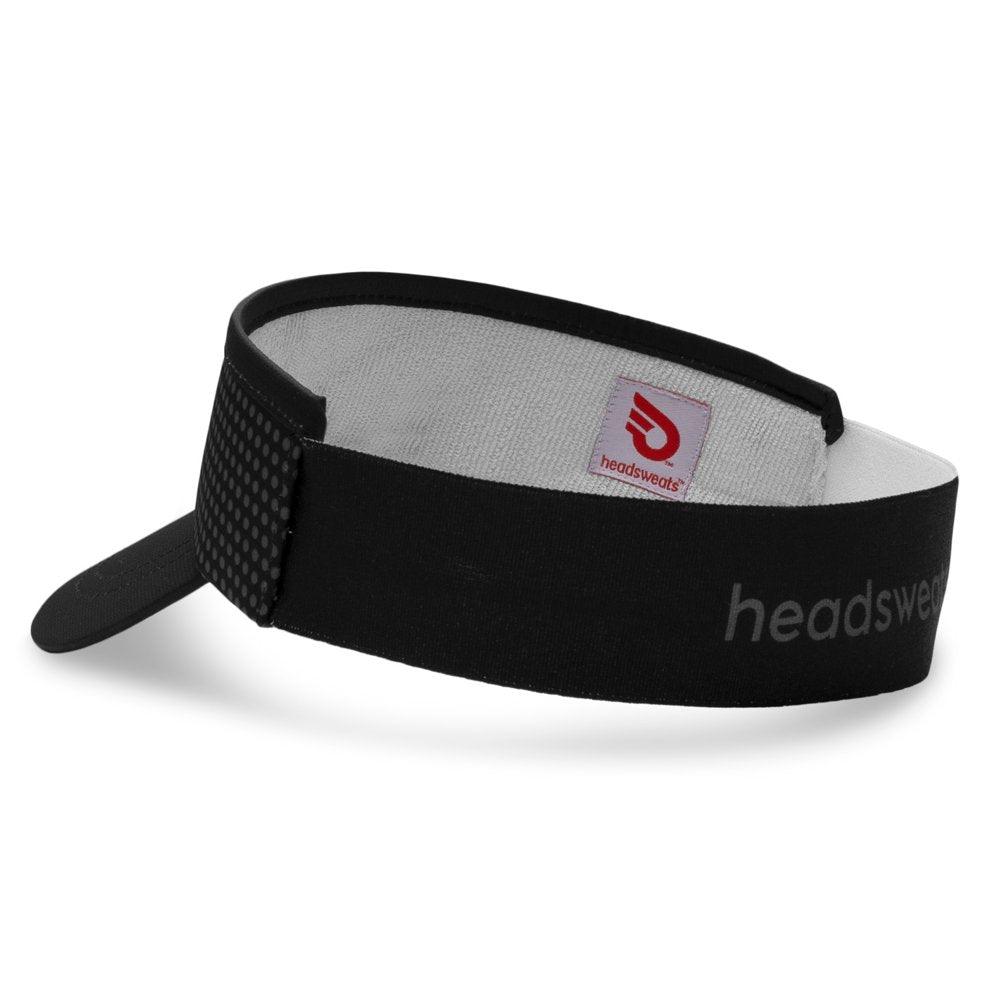 Unisex Lightweight Performance Running Pickleball Sun Visor Dots Black