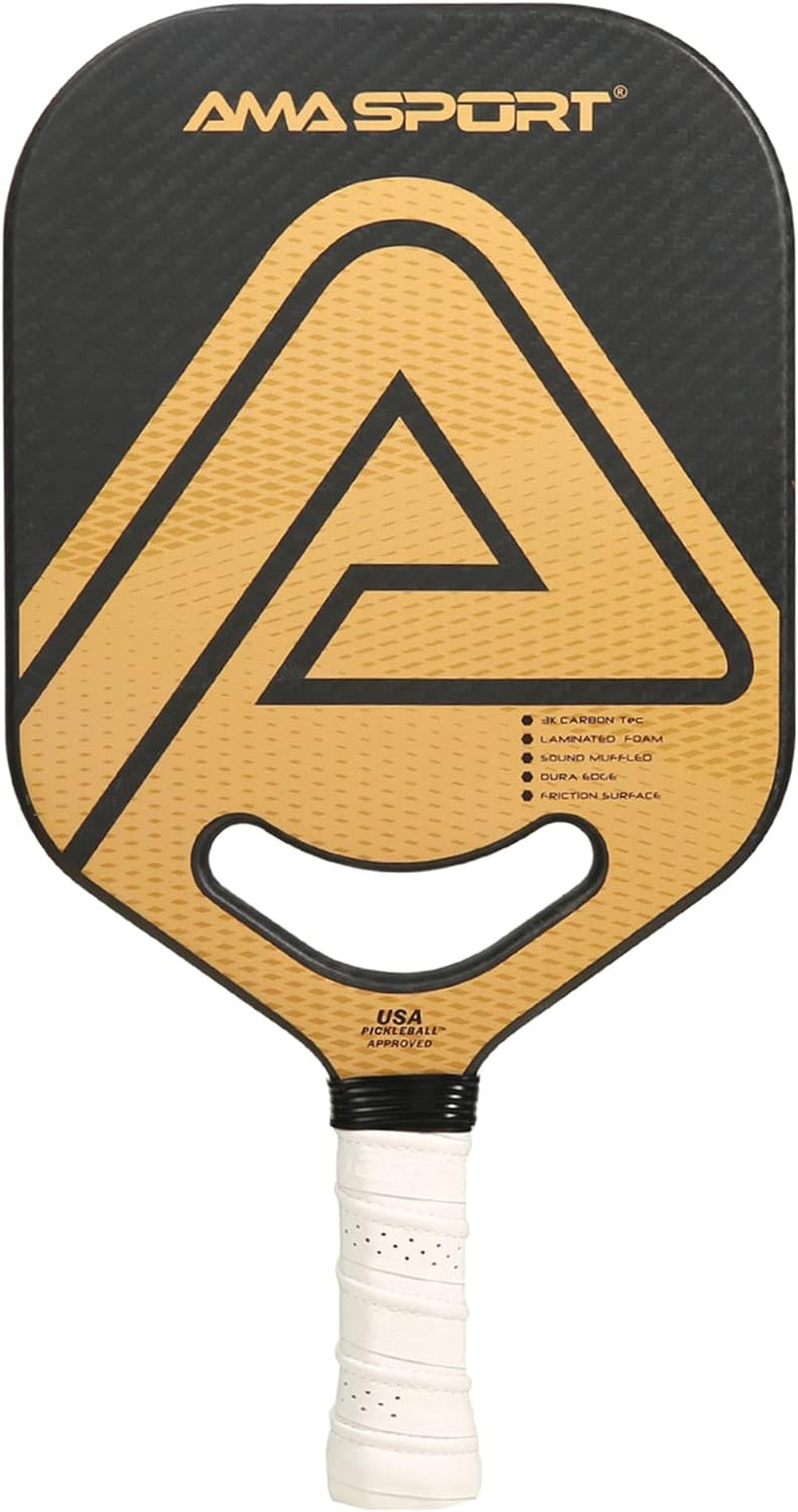 Immersion Carbon Pickleball Paddle-20Mm Thick Core Pickleball Paddle with Maximum Spin