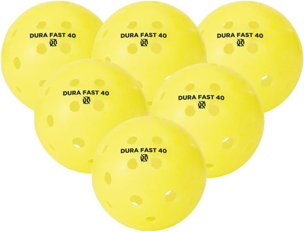 Dura Fast 40 Pickleballs | Outdoor Pickleball Balls | USAPA Approved and Sanctioned for Tournament Play