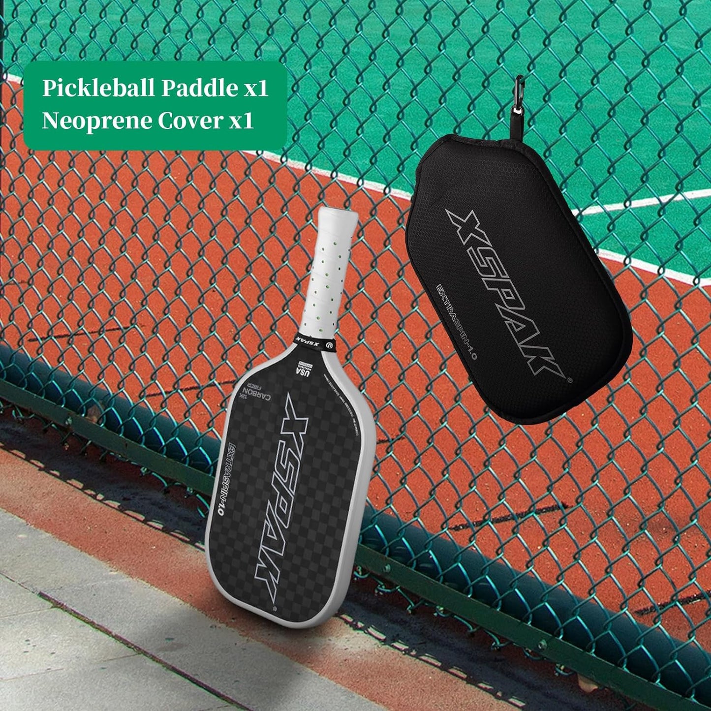 Carbon Fiber Pickleball Paddle - Tournament Edition - World Champion Surface Technology Options Pickleball Racket