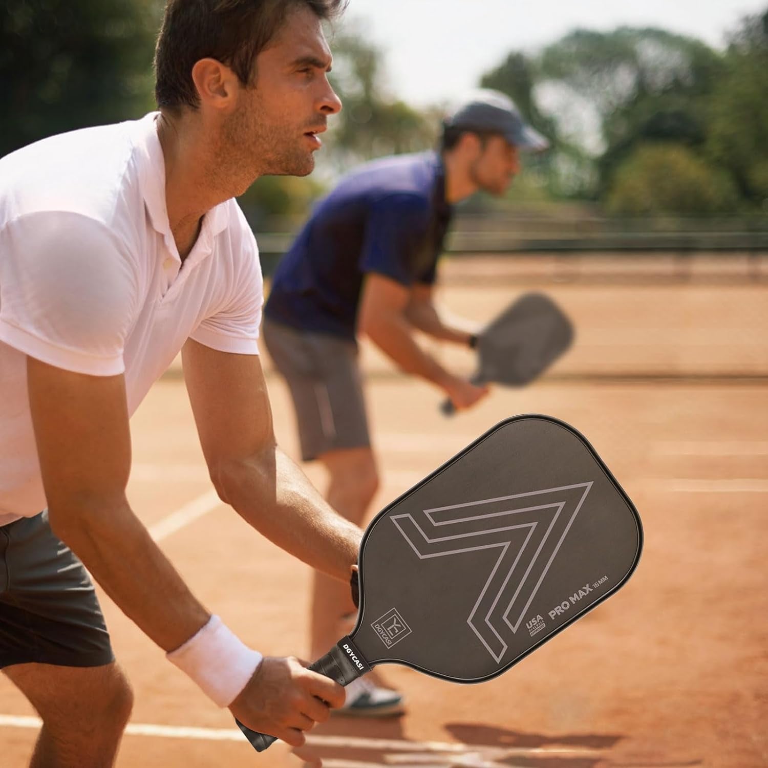 16Mm Pickleball Paddles Professional, 2024 USAPA Approved T700 Carbon Fiber Surface Pickle Paddle