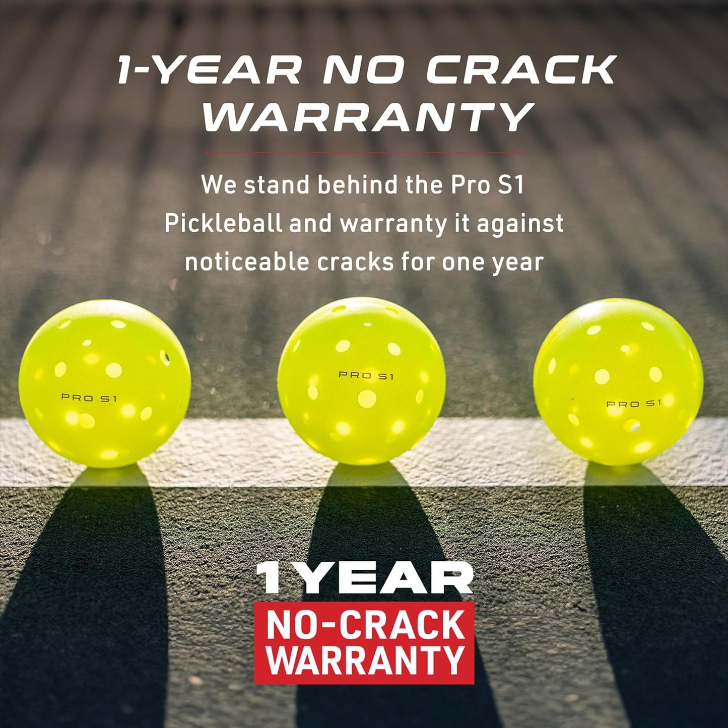 Most Durable Ball Selkirk Pro S1 | Crack-Resistant | 38 Hole Outdoor Pickleball Balls | USAPA Approved Pickle Ball for Tournament Play | Advanced Aerodynamics |