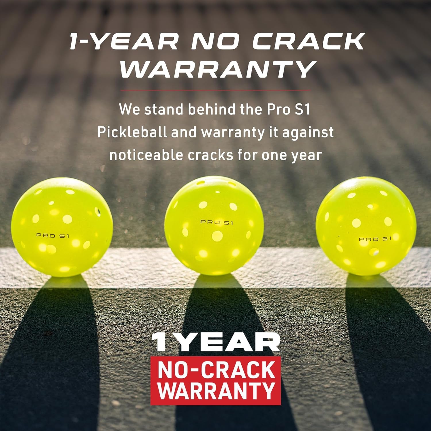 Most Durable Ball Selkirk Pro S1 | Crack-Resistant | 38 Hole Outdoor Pickleball Balls | USAPA Approved Pickle Ball for Tournament Play | Advanced Aerodynamics |