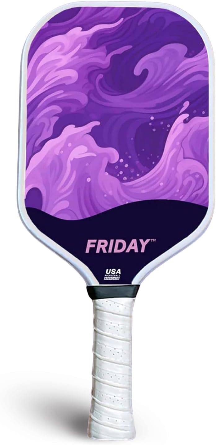 Best for Beginers Paddle 2025, USA Pickleball Approved, Durable Carbon Fiber, Honeycomb Core