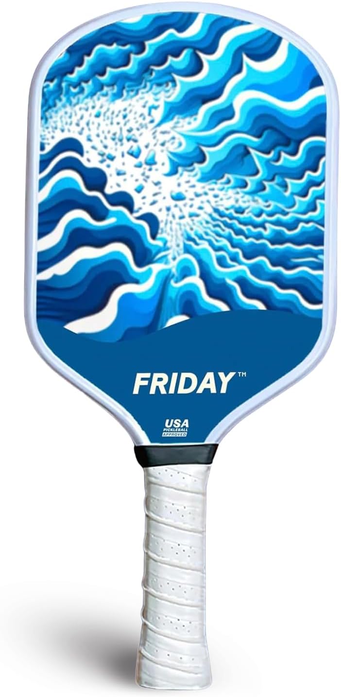 Best for Beginers Paddle 2025, USA Pickleball Approved, Durable Carbon Fiber, Honeycomb Core