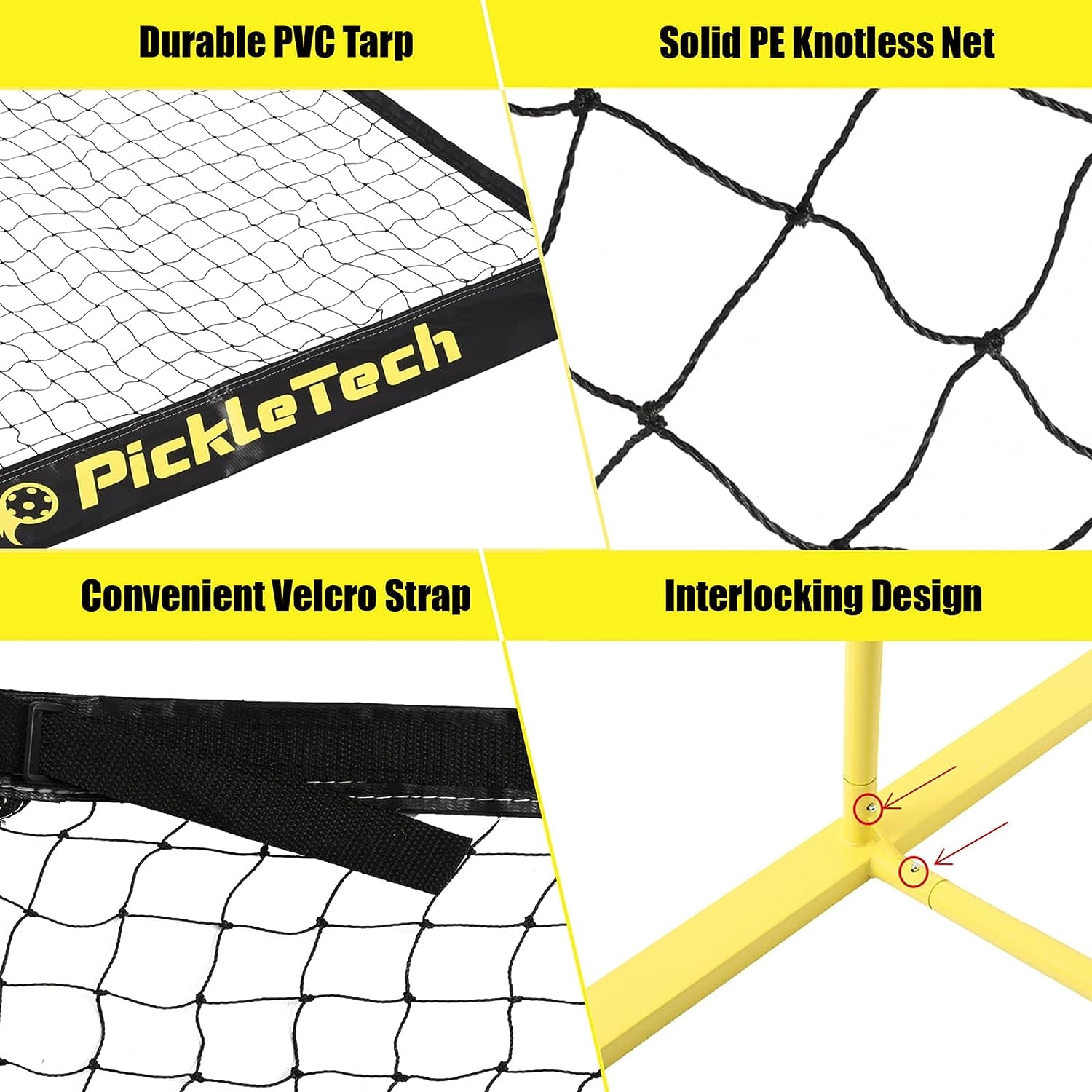 4.0 Slim Version Portable Pickleball Nets Outdoor Game 22 FT