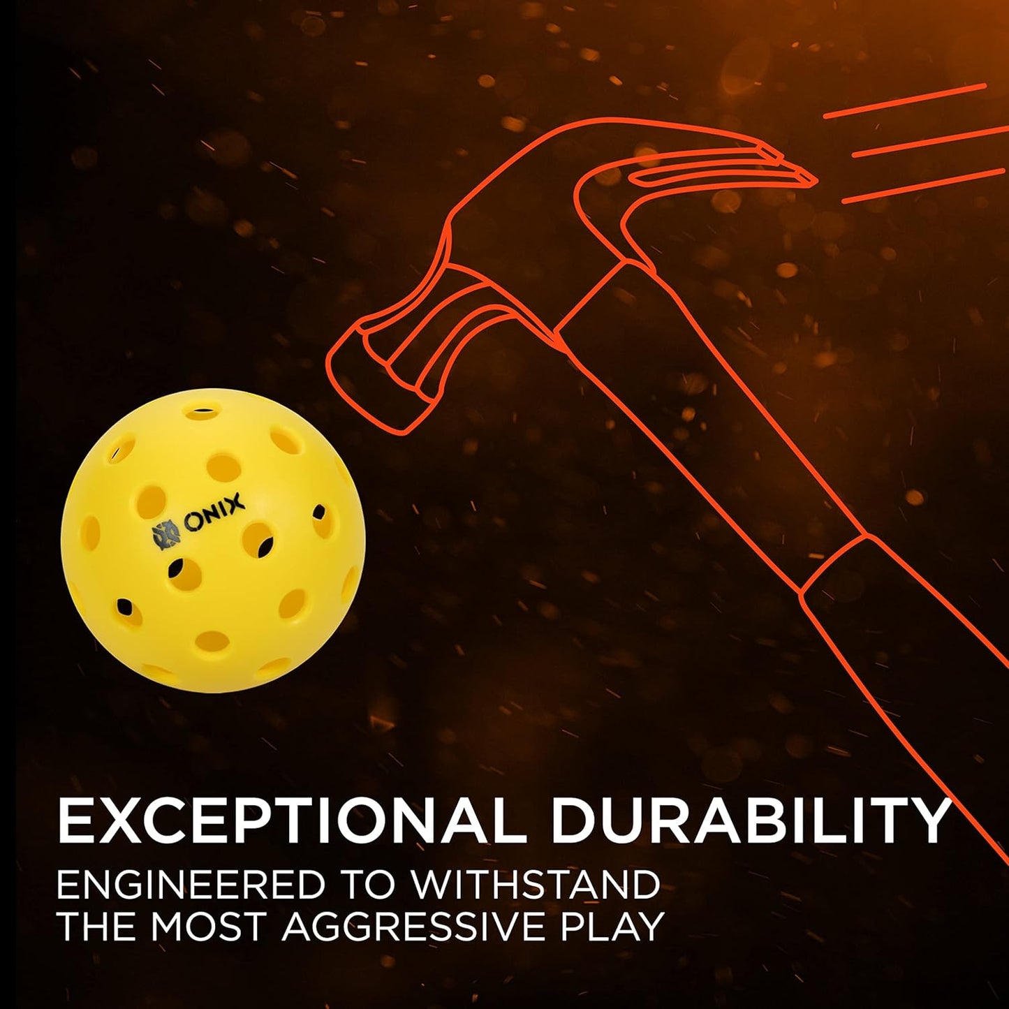 Pure 2 Outdoor Pickleball Balls Exceptional Durability Strong Construction and Optimal Rebound and Flight.