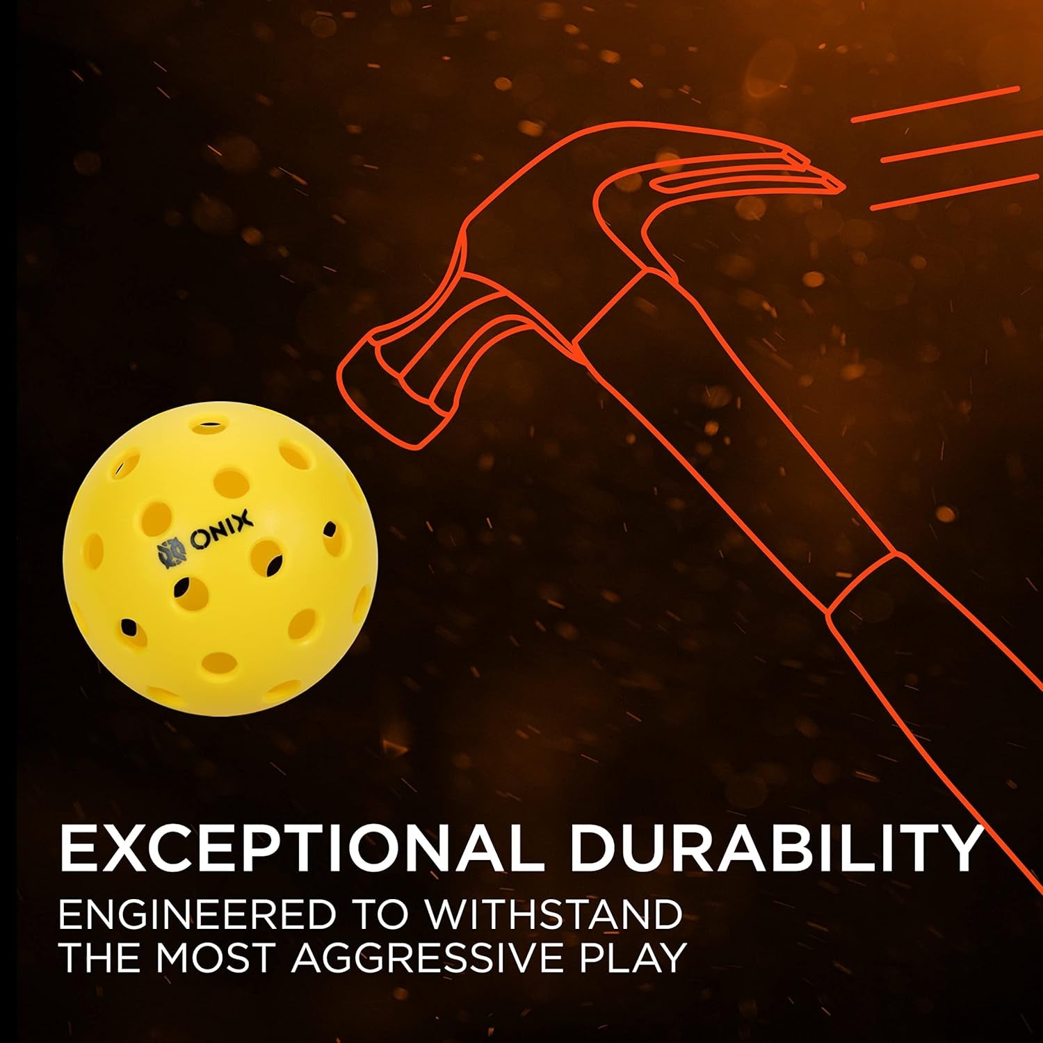 Pure 2 Outdoor Pickleball Balls Exceptional Durability Strong Construction and Optimal Rebound and Flight.