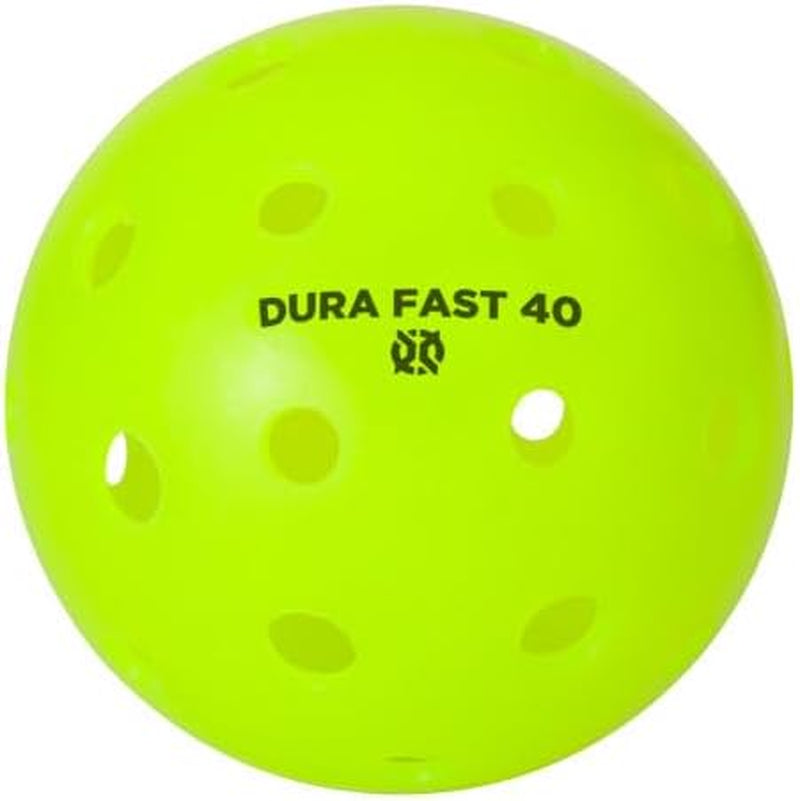 Dura Fast 40 Pickleballs | Outdoor Pickleball Balls | USAPA Approved and Sanctioned for Tournament Play