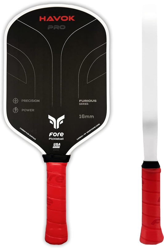 Carbon Fiber Pickleball Paddle | Enhanced Power, Precision and Maximum Spin