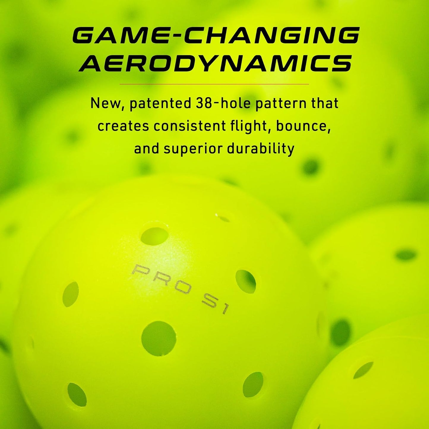 Most Durable Ball Selkirk Pro S1 | Crack-Resistant | 38 Hole Outdoor Pickleball Balls | USAPA Approved Pickle Ball for Tournament Play | Advanced Aerodynamics |