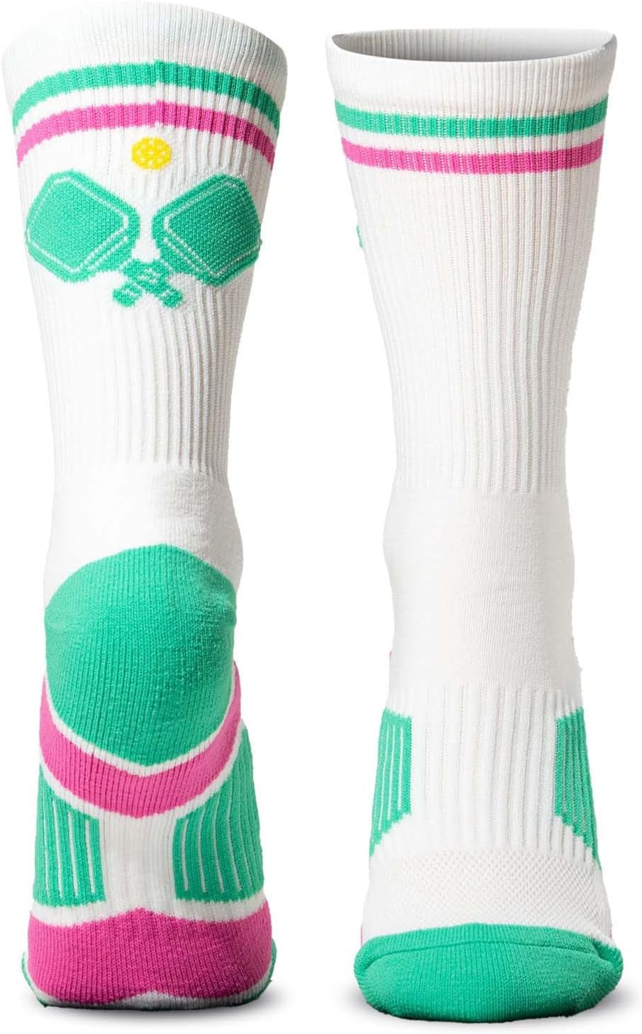 Pickleball Athletic Woven Mid-Calf Socks | Performance Socks for Pickleball