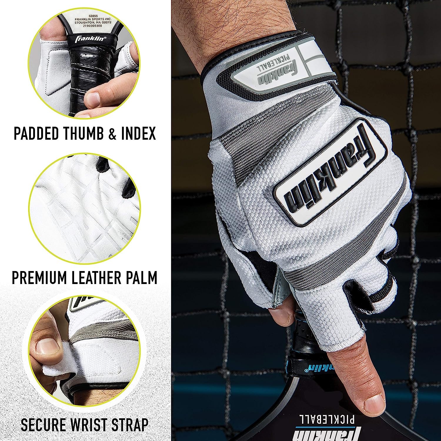 Pickleball Gloves - Men'S + Women'S Adult Size Pickleball Gloves