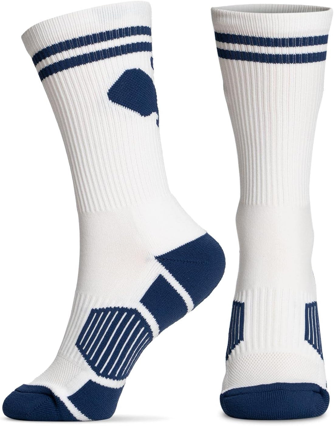 Pickleball Athletic Woven Mid-Calf Socks | Performance Socks for Pickleball