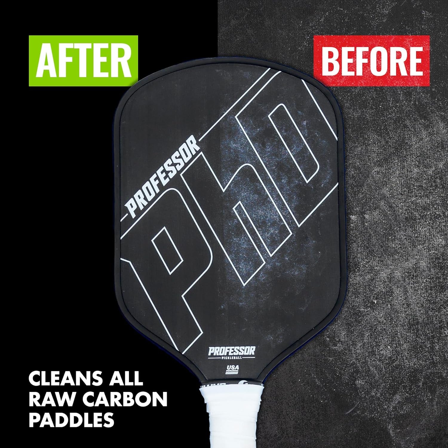 Carbon Cleaner, Premium Pickleball Paddle Eraser for Raw Carbon Fiber Paddles, Effortless Residue Removal, Quick & Effective