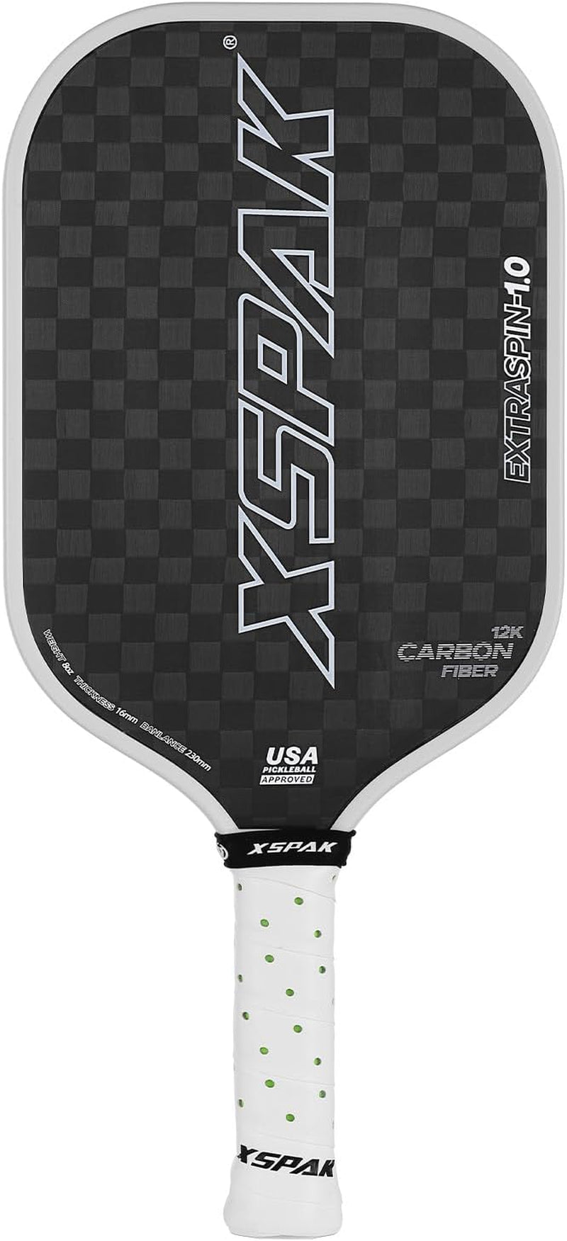 Carbon Fiber Pickleball Paddle - Tournament Edition - World Champion Surface Technology Options Pickleball Racket