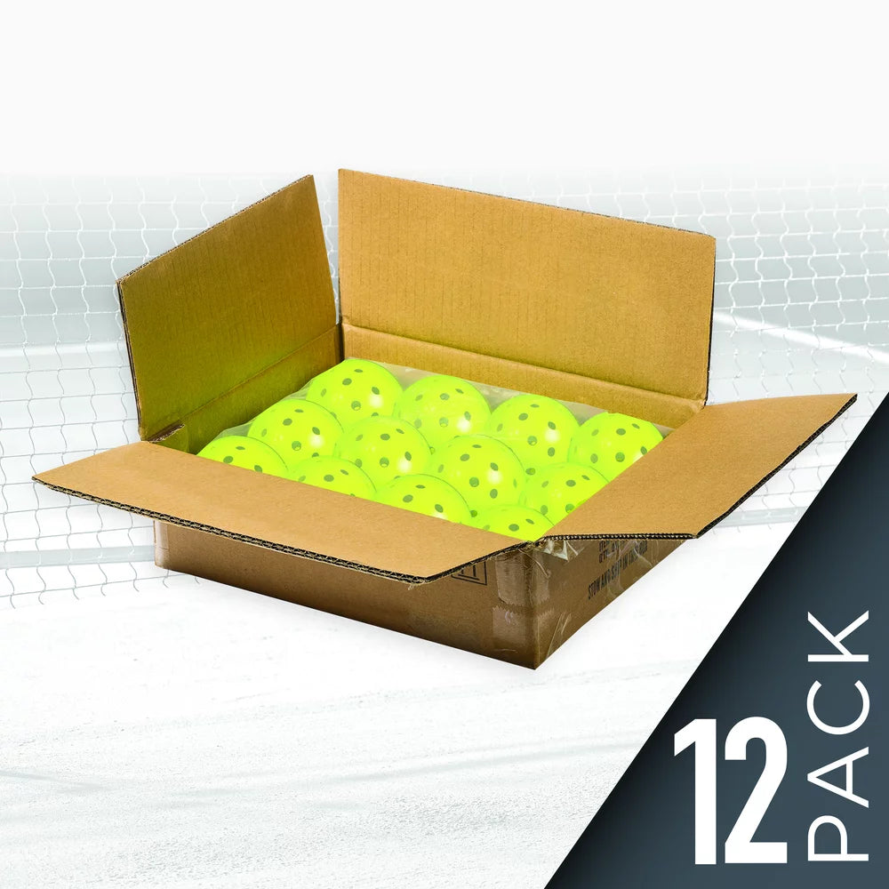 Outdoor Pickleballs - (12) X-40 Balls - USA Pickleball Approved