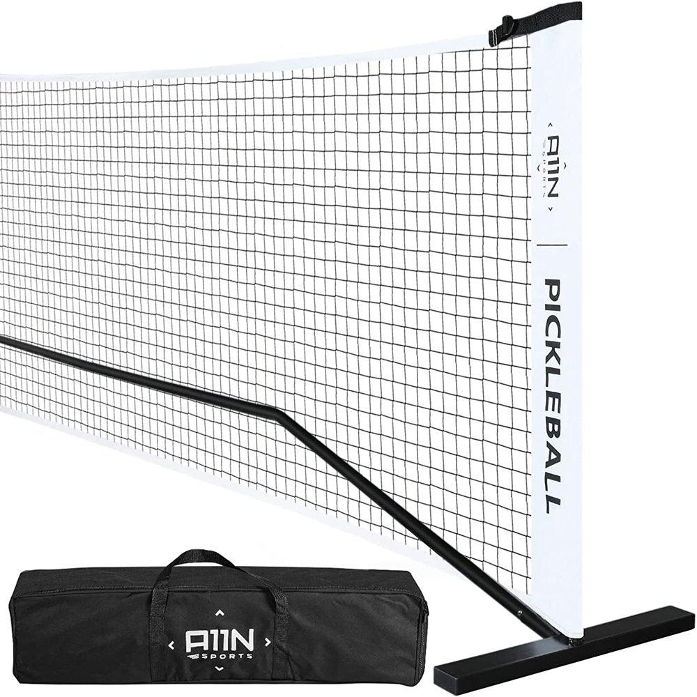 Portable Pickleball Net System, 22Ft Regulation Size Net with Carrying Bag