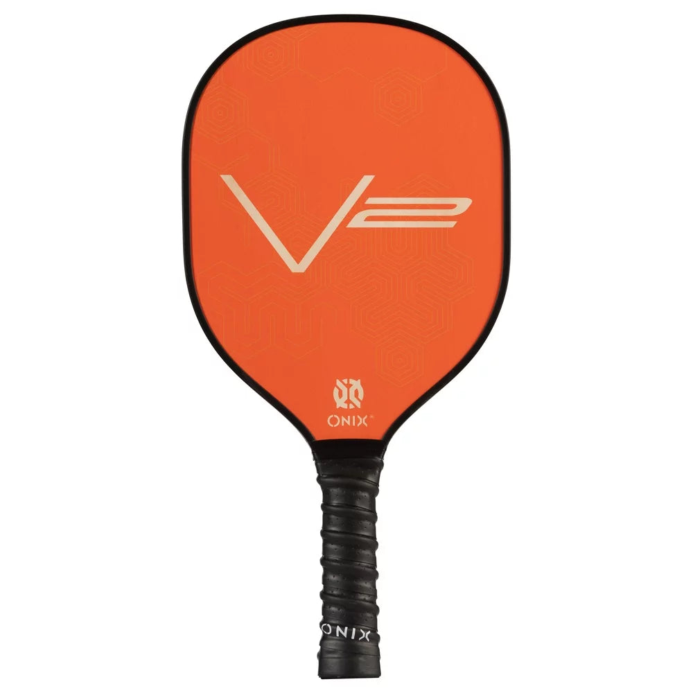 V2 Pickleball Paddle, Orange, Baltic Birch Wood