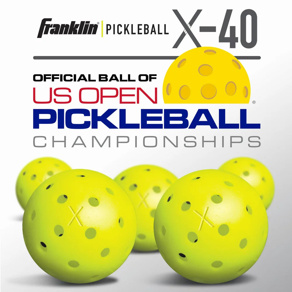 Outdoor Pickleballs - (12) X-40 Balls - USA Pickleball Approved