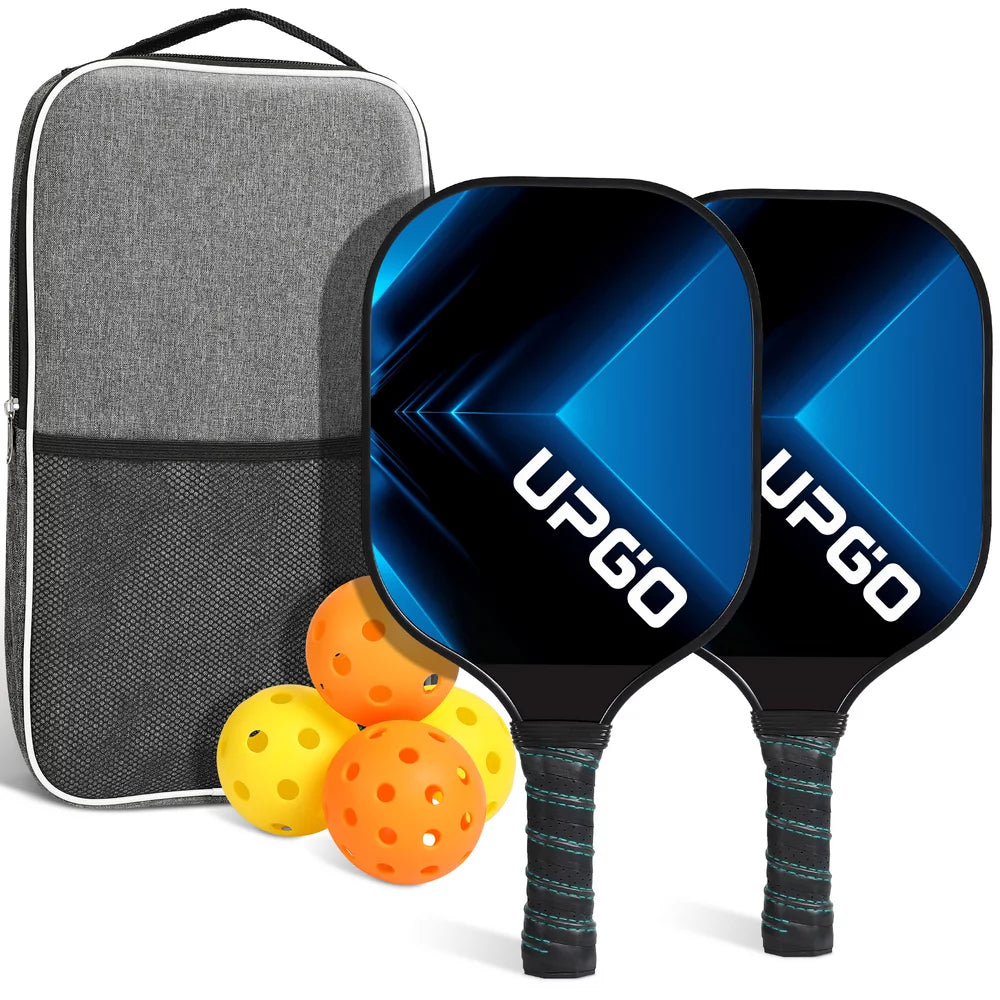 Professional Title: " Graphite Fiber Pickleball Paddles with Polypropylene Honeycomb Core