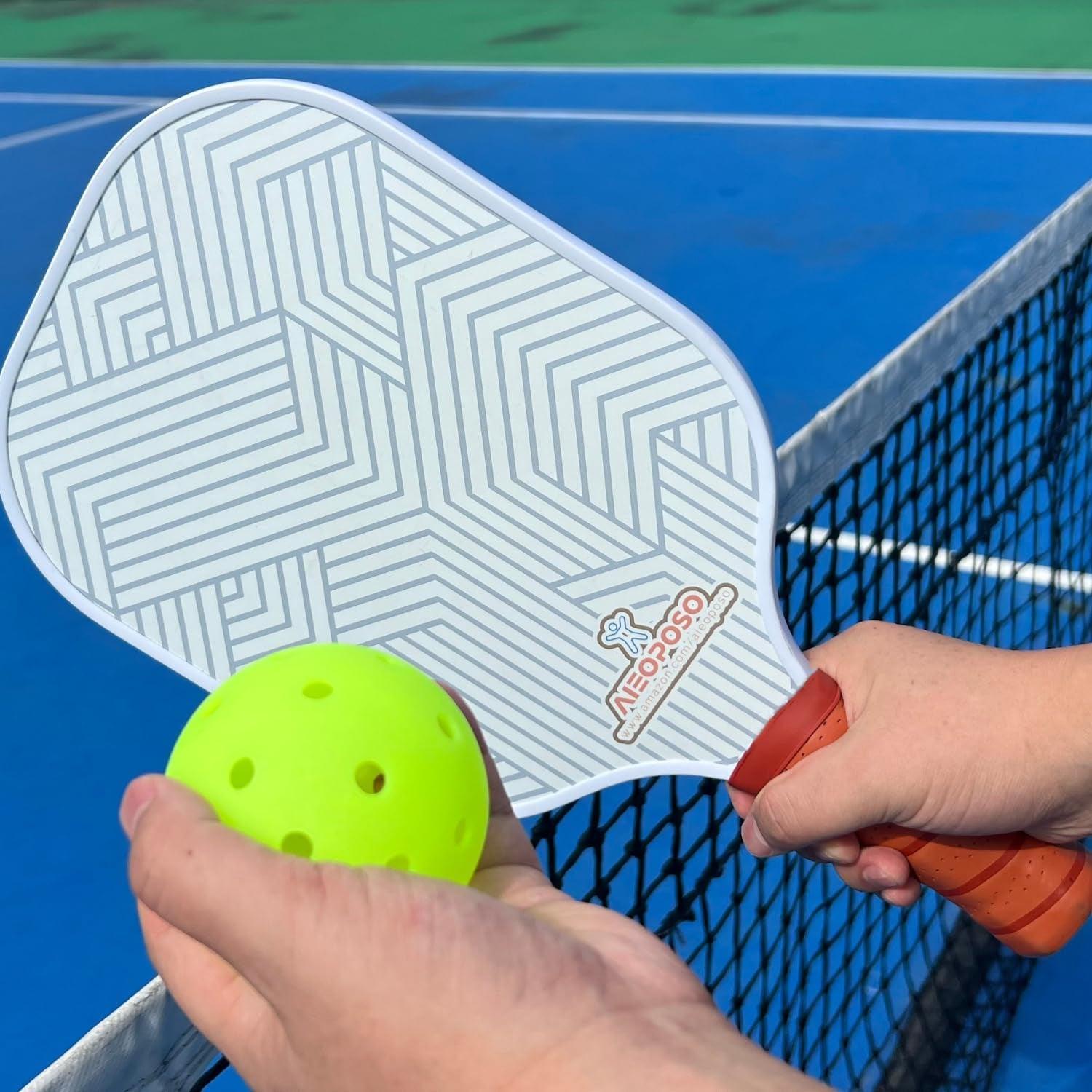 Pickleball Paddles, USAPA Approved Carbon Fiber Pickleball Paddle, Polypropylene Honeycomb Core