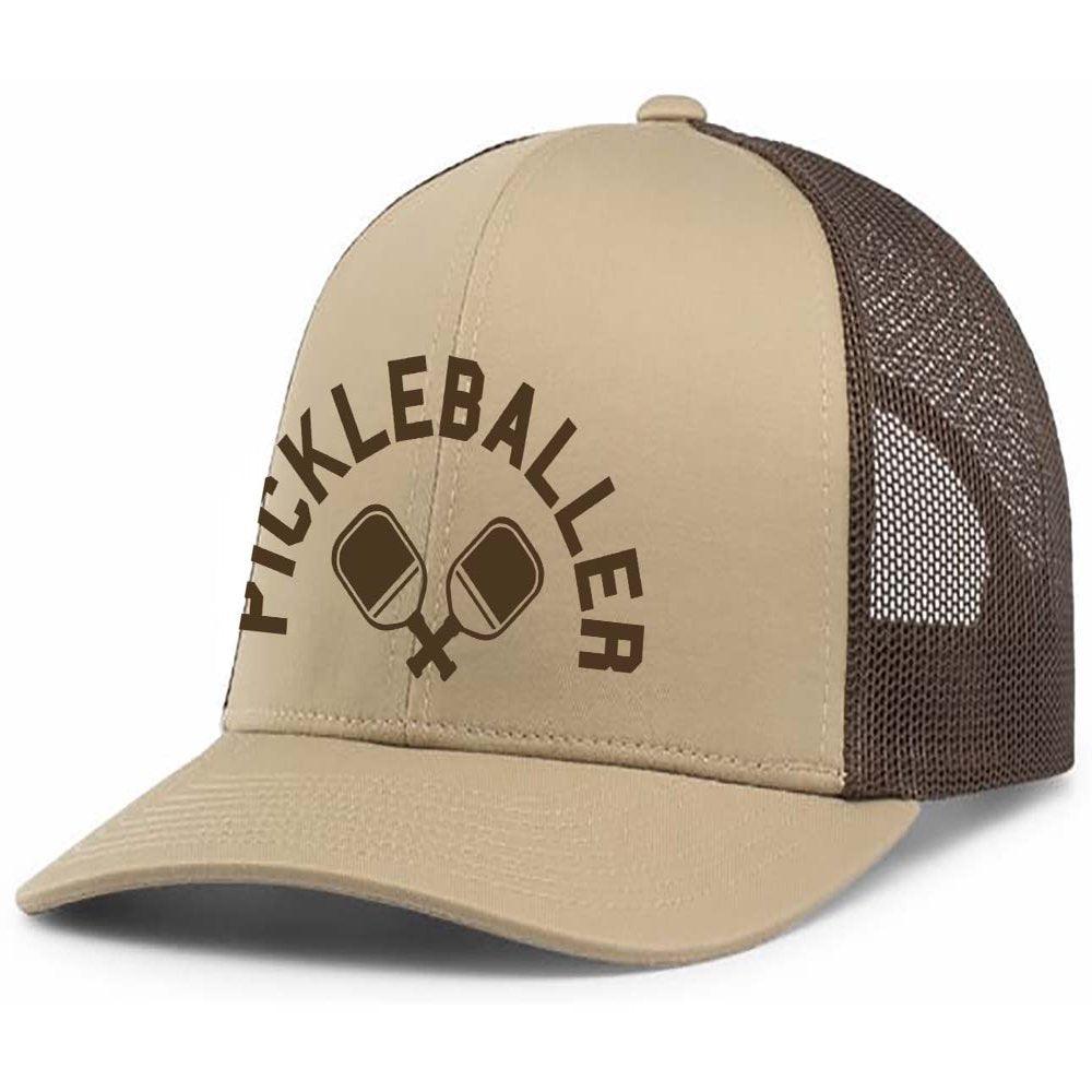 Mens Pickleball Hat Funny Pickleballer Mesh Back