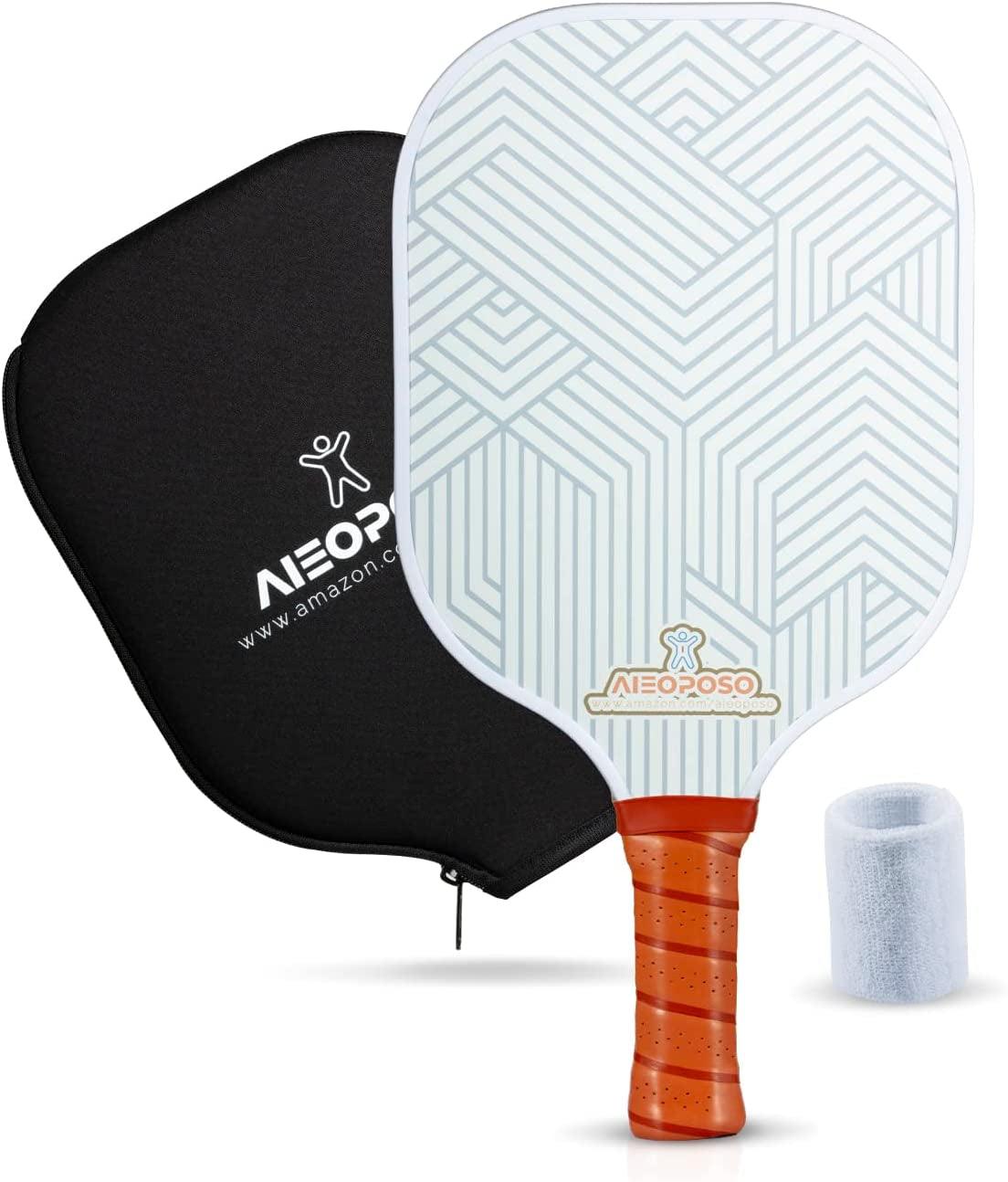 Pickleball Paddles, USAPA Approved Carbon Fiber Pickleball Paddle, Polypropylene Honeycomb Core