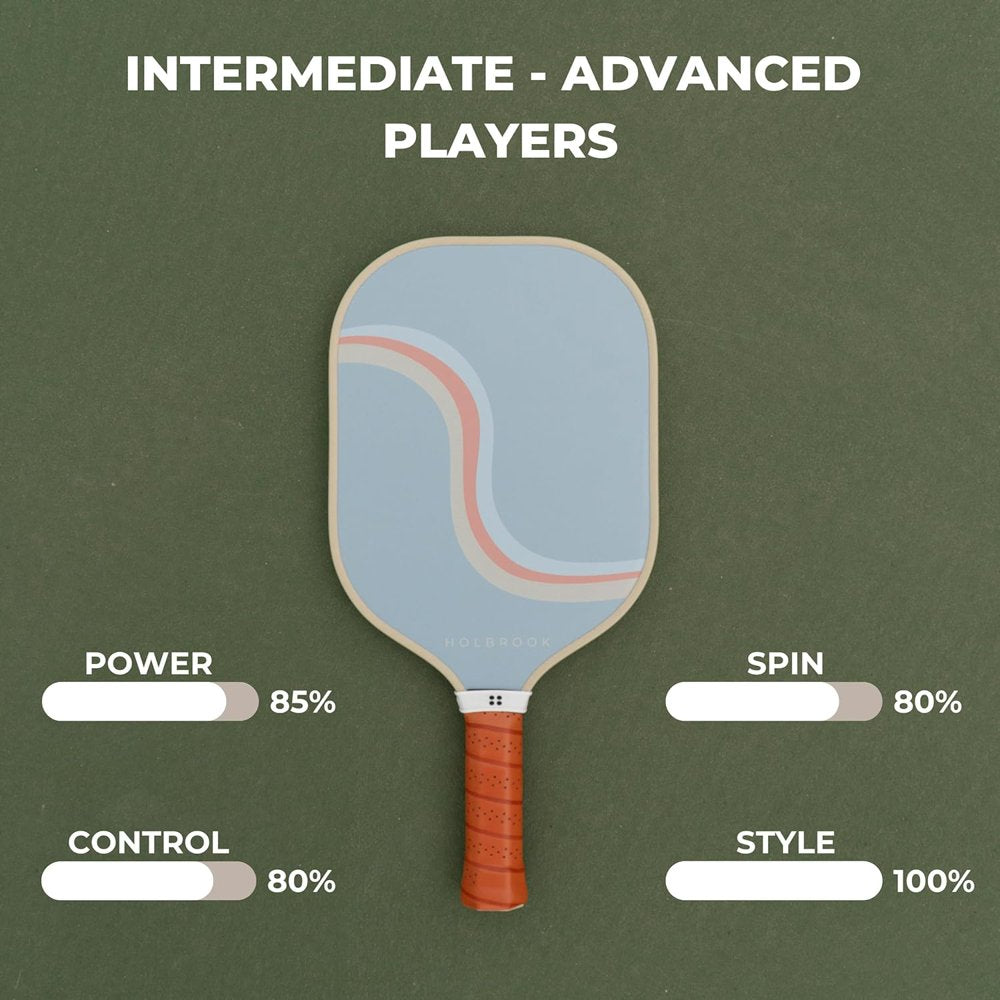 Pickleball Paddle - Rewind Design Carbon Fiber/Graphite Blend Surface Polypropylene Honeycomb