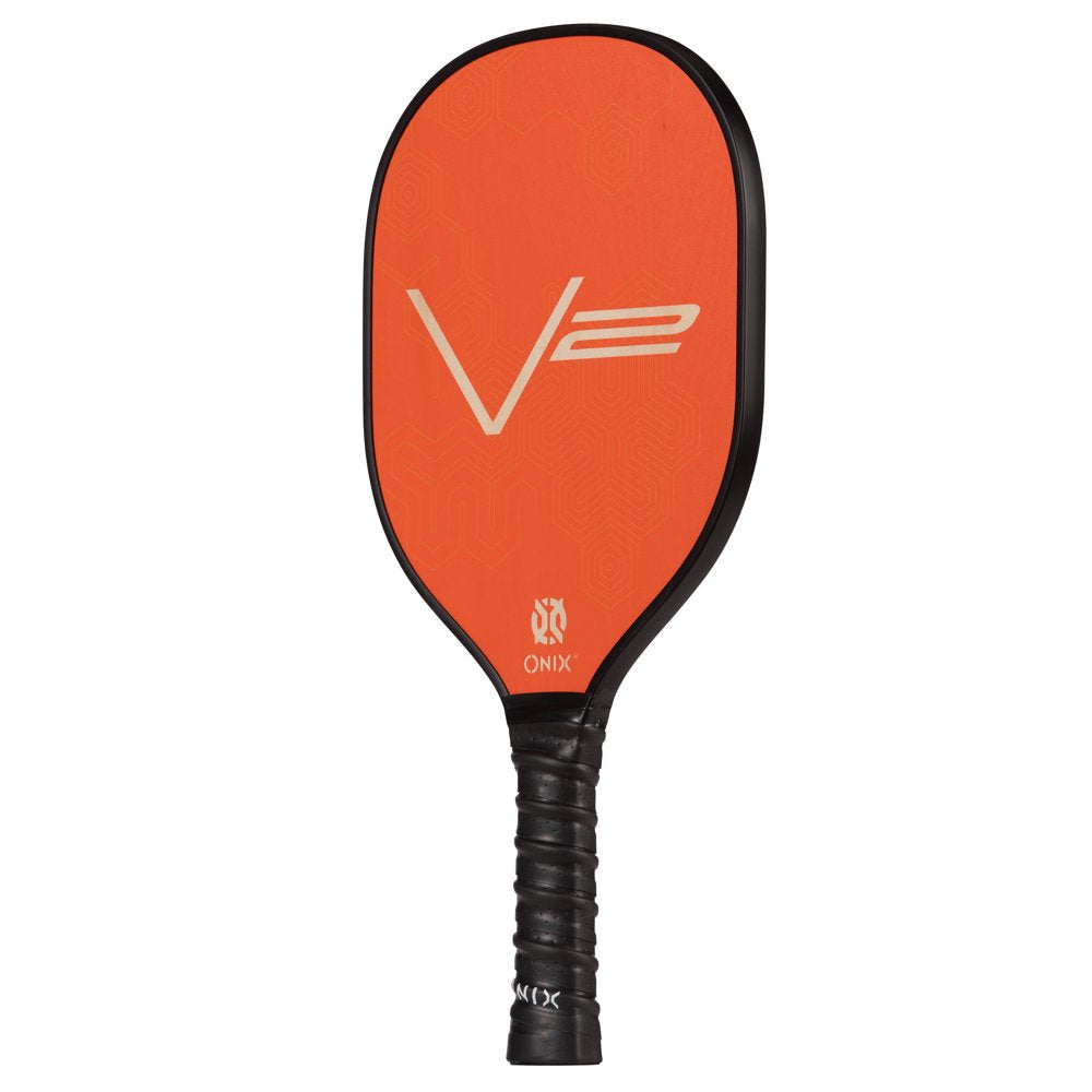 V2 Pickleball Paddle, Orange, Baltic Birch Wood