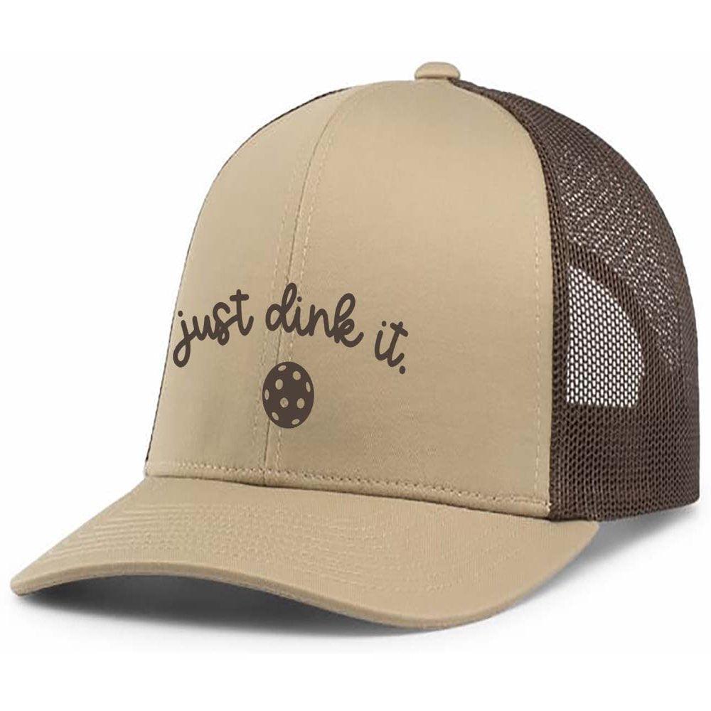 Mens Pickleball Hat Funny Just Dink It