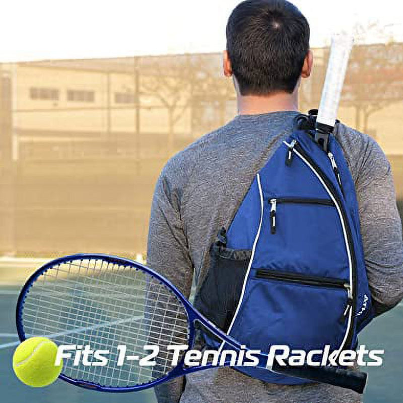 Sling Bag Crossbody Backpack for Pickleball, Tennis