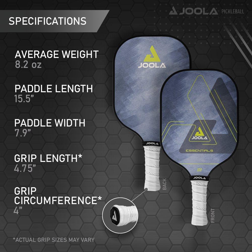 Essentials Pickleball Paddle, Blue, 8.2Oz Weight USAPA Approved - setpickleball