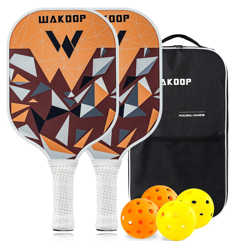 Pickleball Paddle USAPA Approved Set 2 Premium Graphite Craft Rackets Honeycomb Core