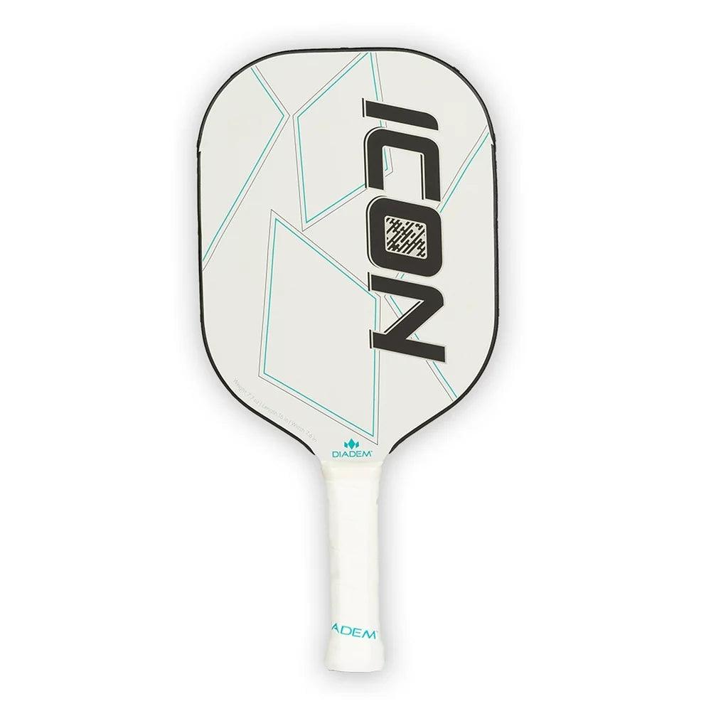 Icon Pickleball Paddle,Liteweight Carbon Fiber in Black,7.7Oz - setpickleball