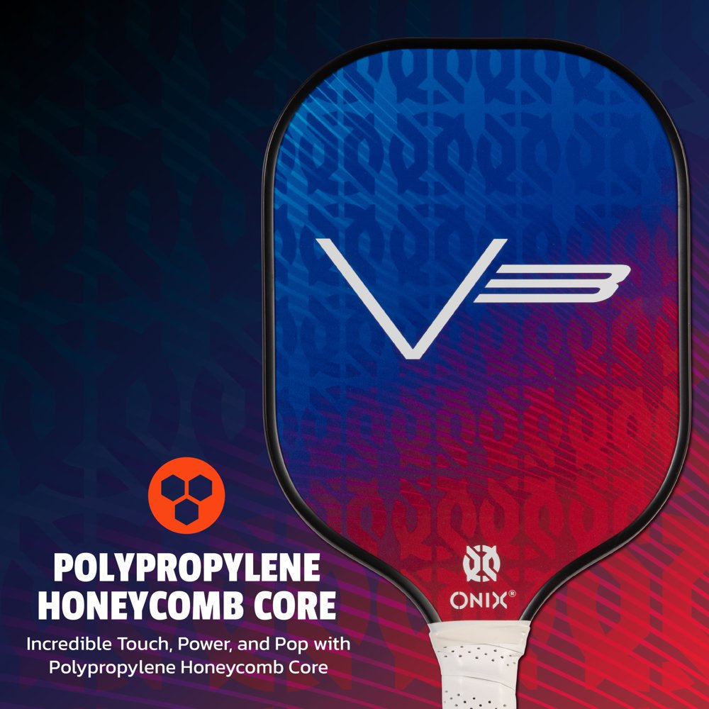 V3 Polypropylene Core Pickleball Paddle for All Ages and Skill Levels