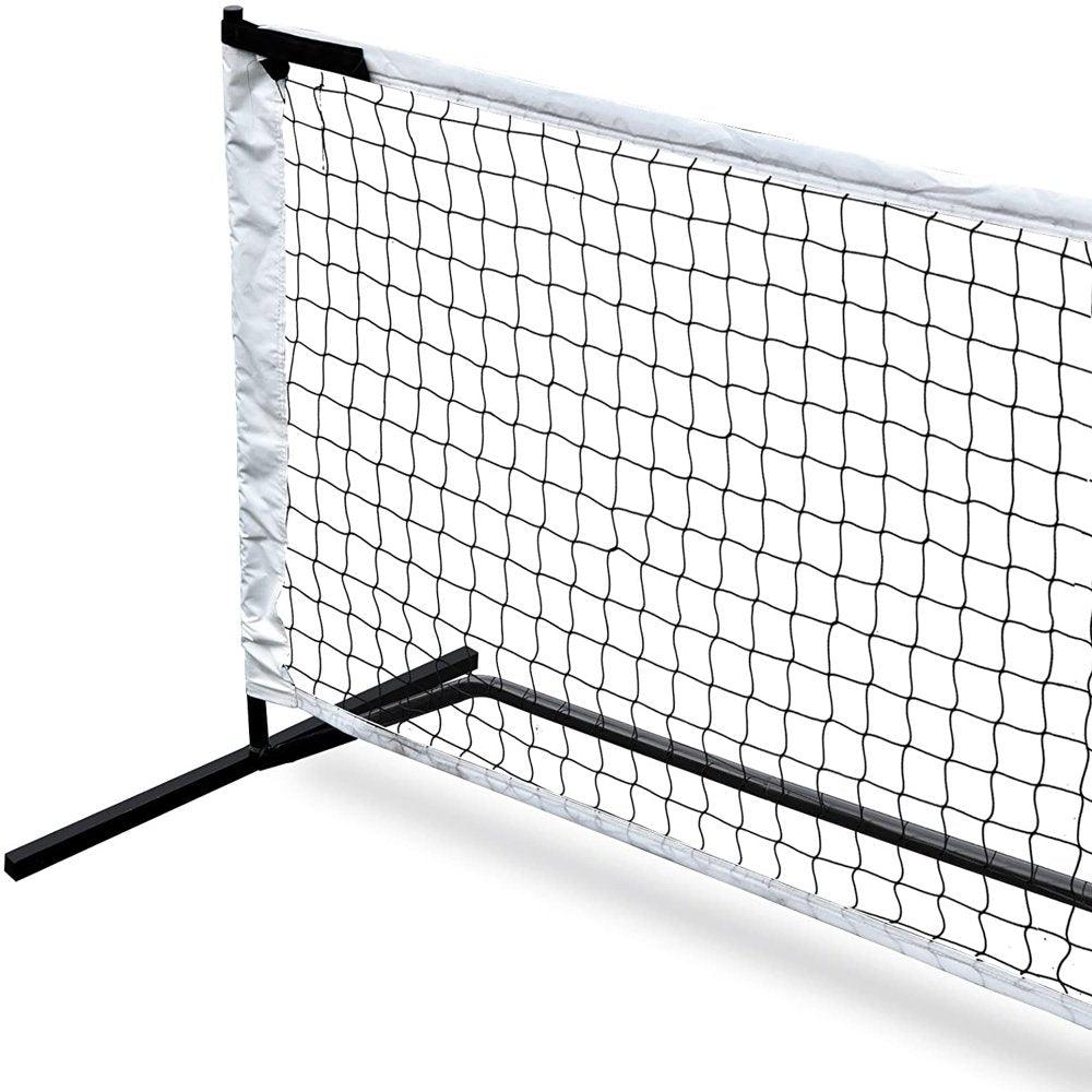 22FT Portable Pickle Ball Net Soccer Tennis Net Game Set System with Metal Frame Stand and Carrying Bag - setpickleball