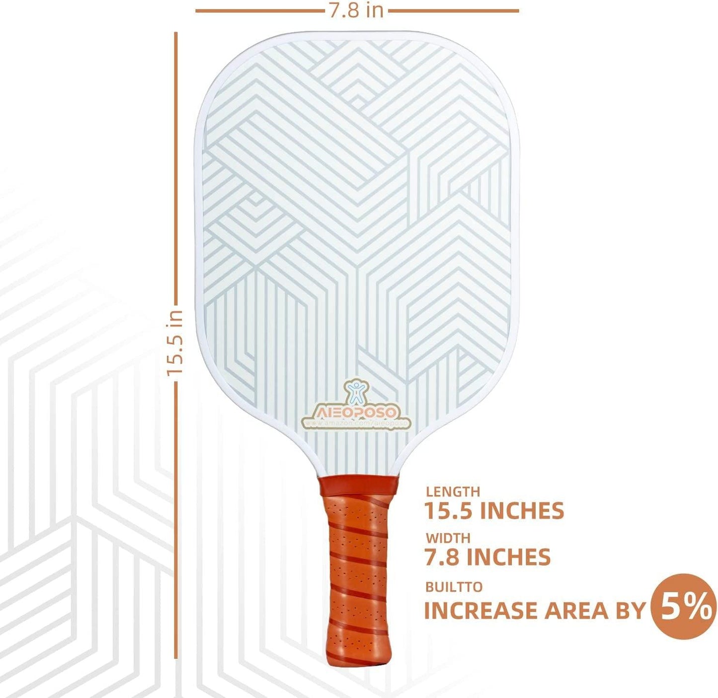 Pickleball Paddles, USAPA Approved Carbon Fiber Pickleball Paddle, Polypropylene Honeycomb Core