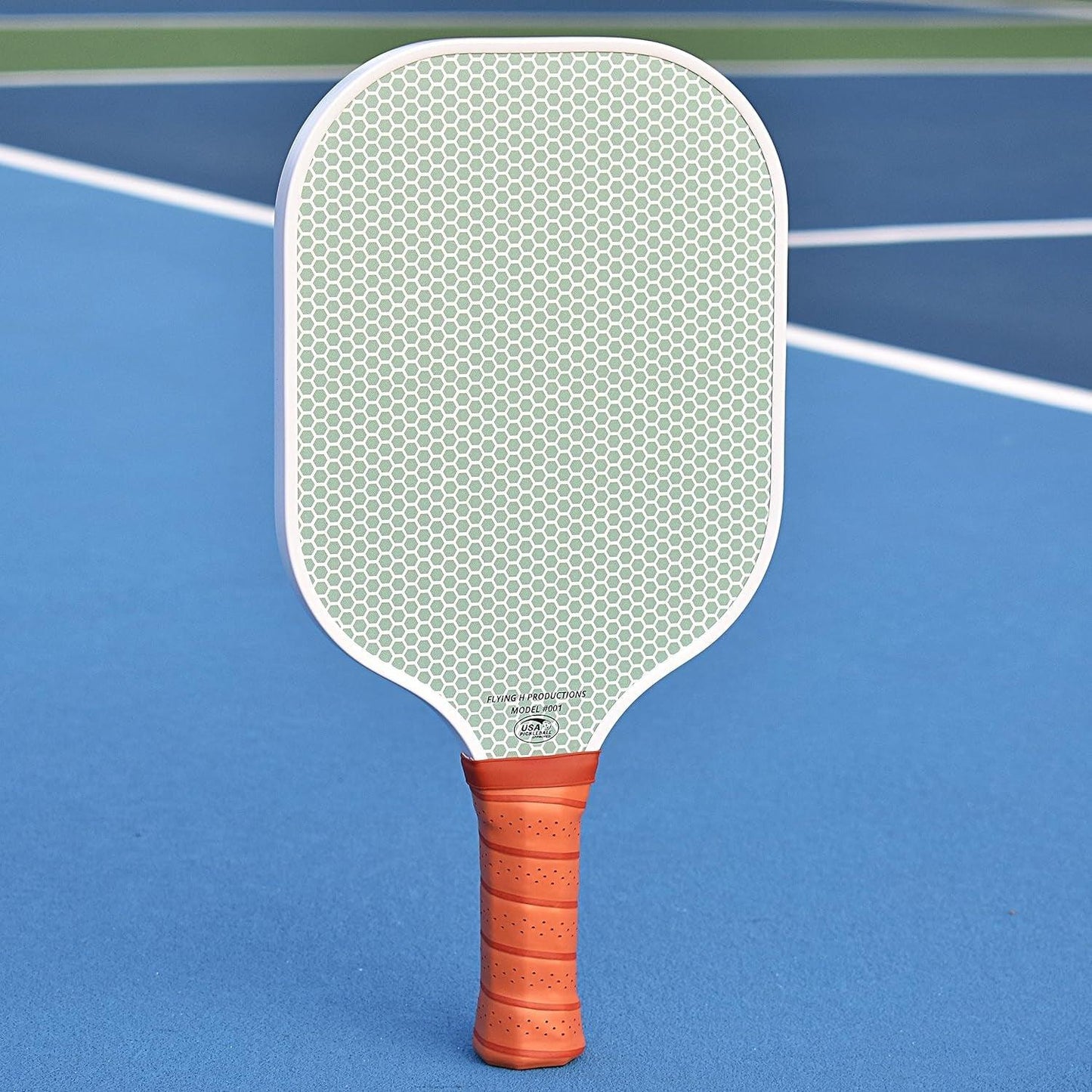 Flying H Pickleball Paddle | Carbon Fiber | Honeycomb Core | Timeless Design | USAPA Approved | Comfort Grip - setpickleball