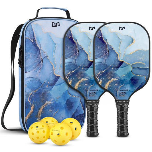 Pickleball Paddles Set of 2, USAPA Approved Graphite Carbon Face