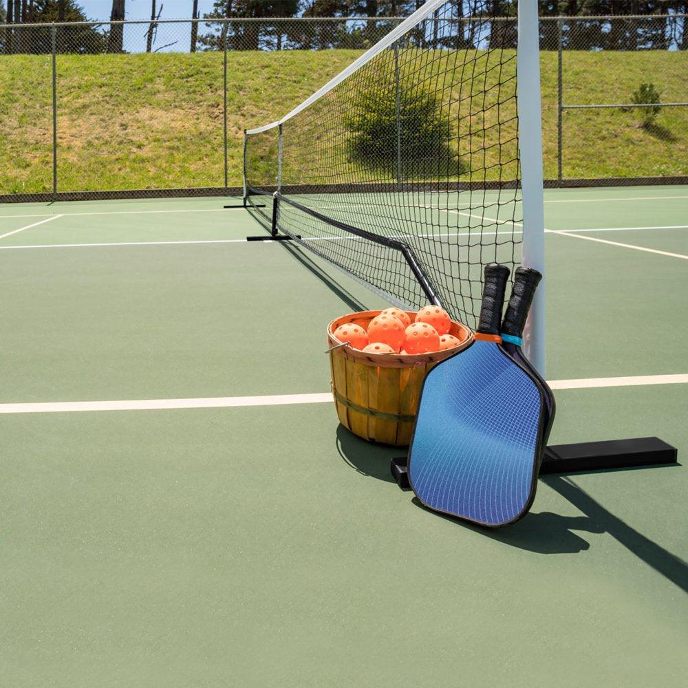 Goplus 22Ft Portable Pickleball Net Set System W/Carry Bag Indoor Outdoor Game - setpickleball