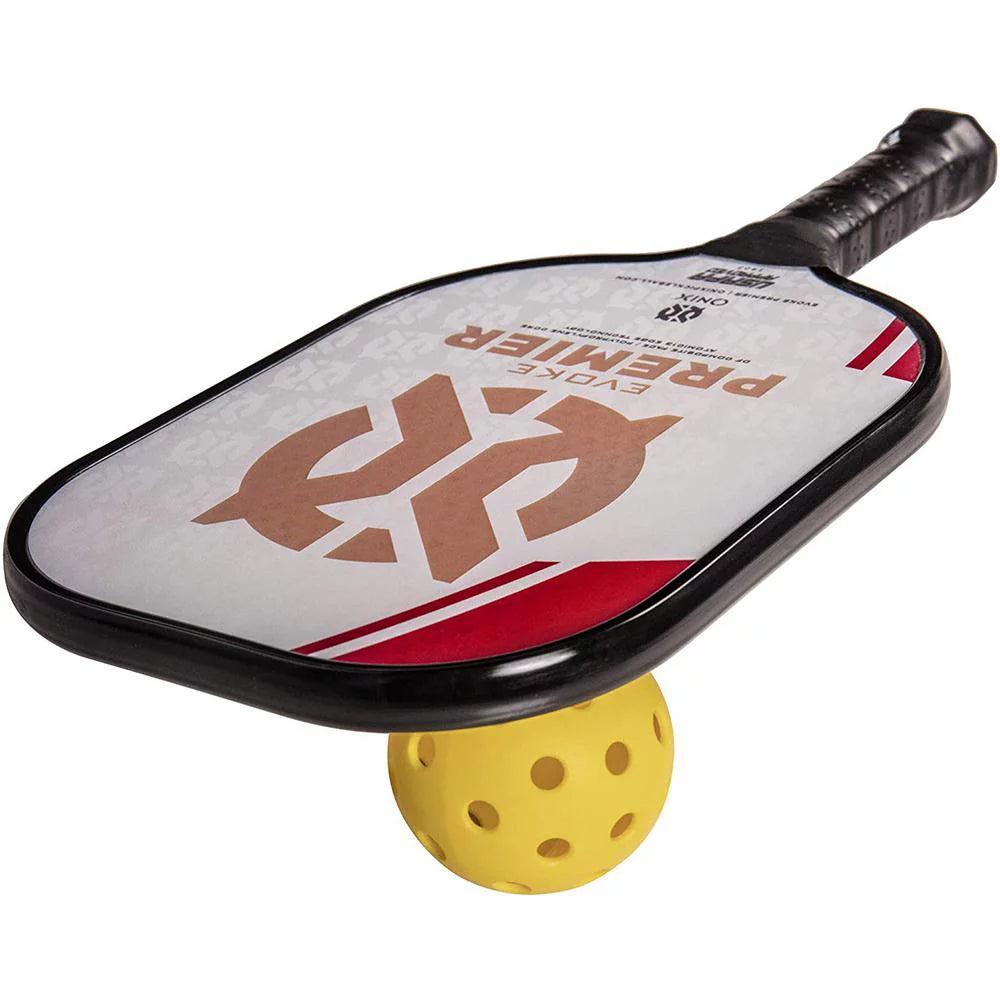 Evoke Premier Pickleball Paddle, Red