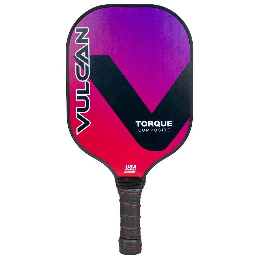 Professional title: Vulcan Torque Composite Pickleball Paddle - Red/Blue